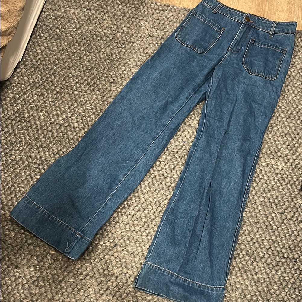 Dissh Classic Blue Denim Sailor Jeans Size 6